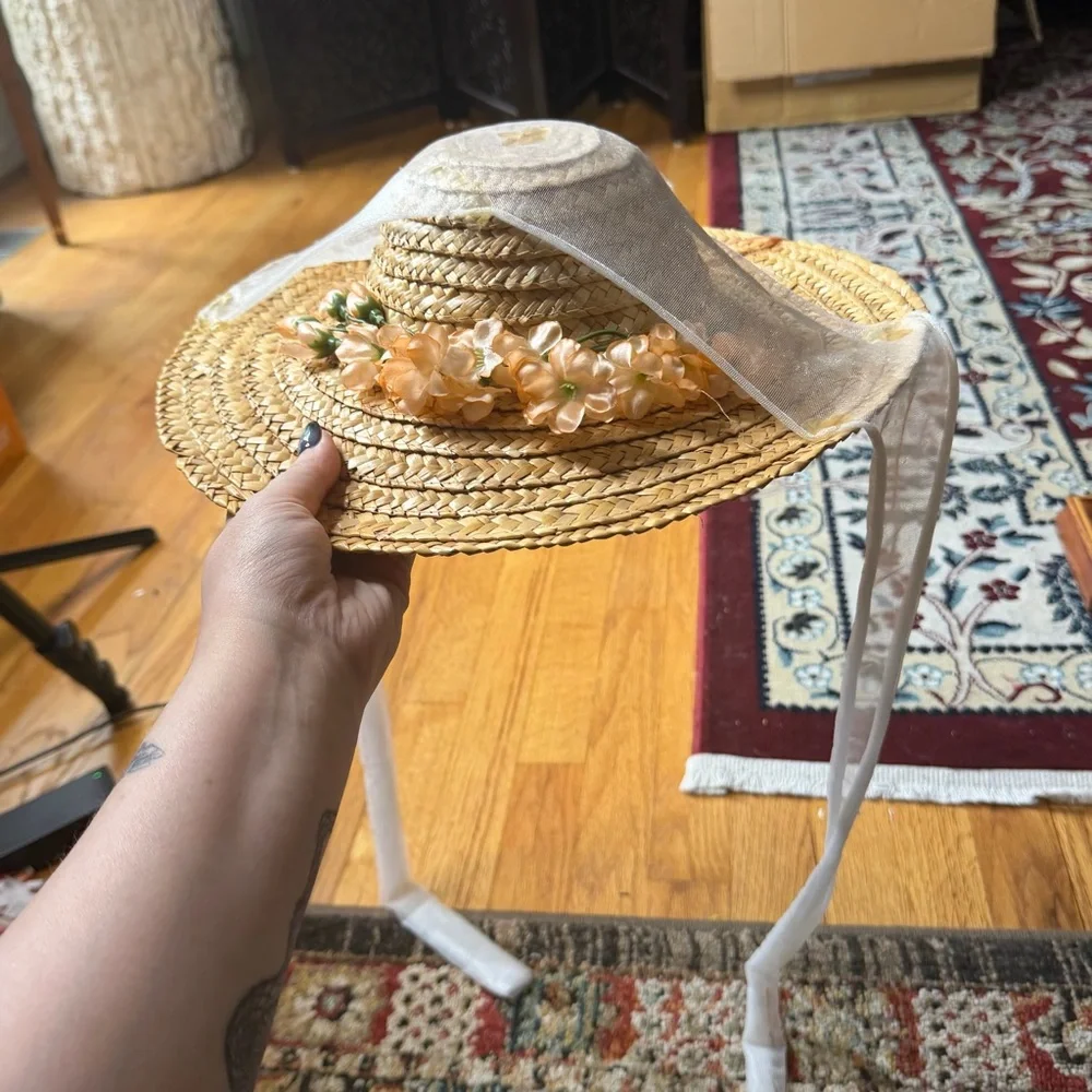 DIY cottagecore hat